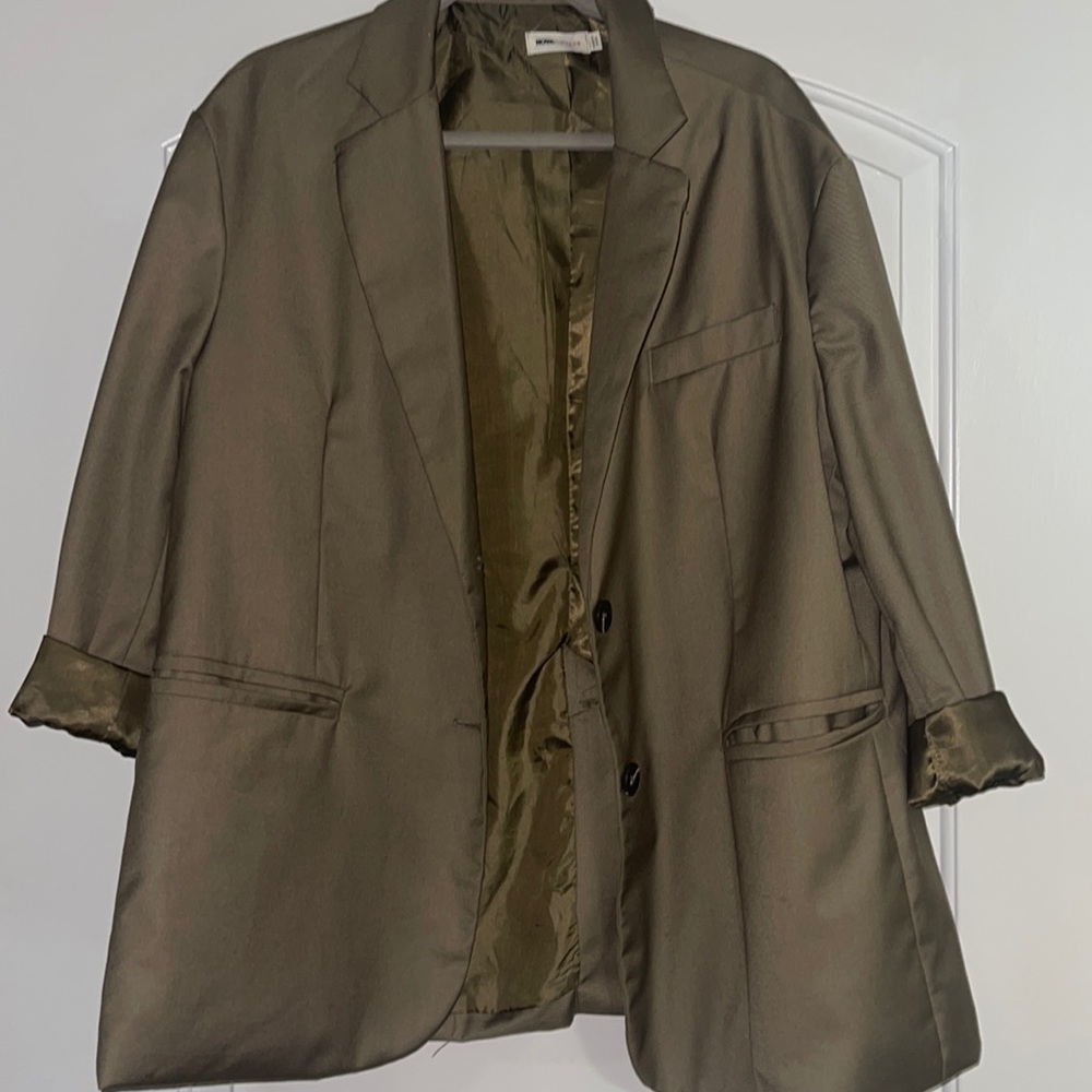 80s style single breasted blazer oversized XL